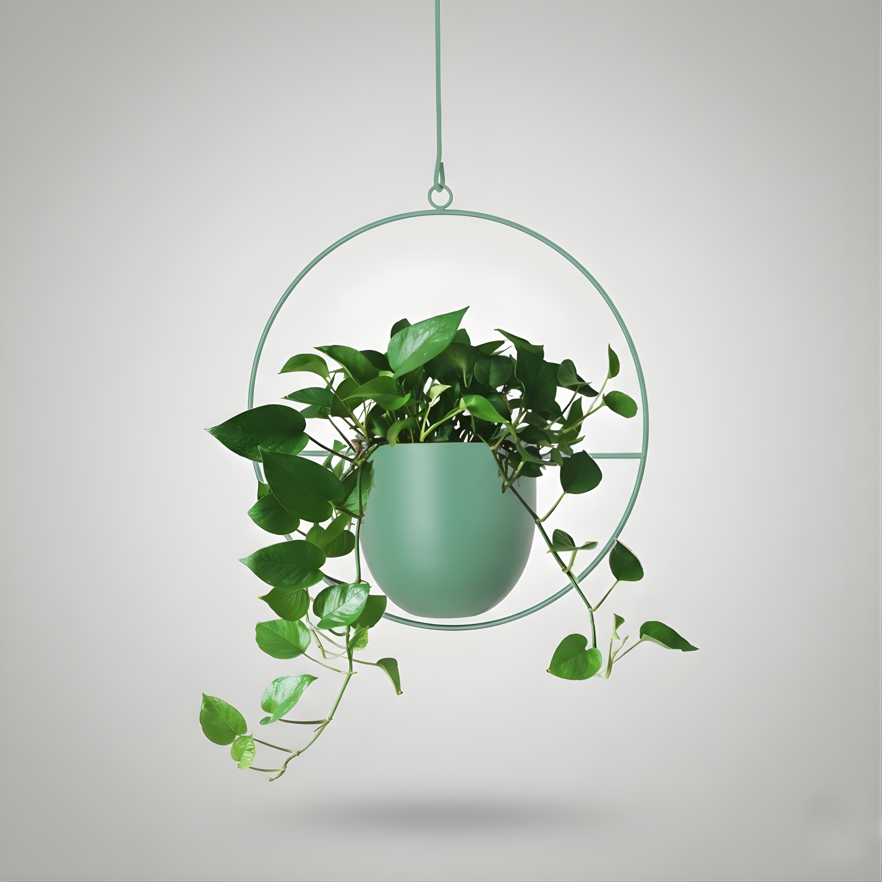 Gold Metal Hanging Planters | Modern Indoor & Outdoor Wall & Ceiling Hangers