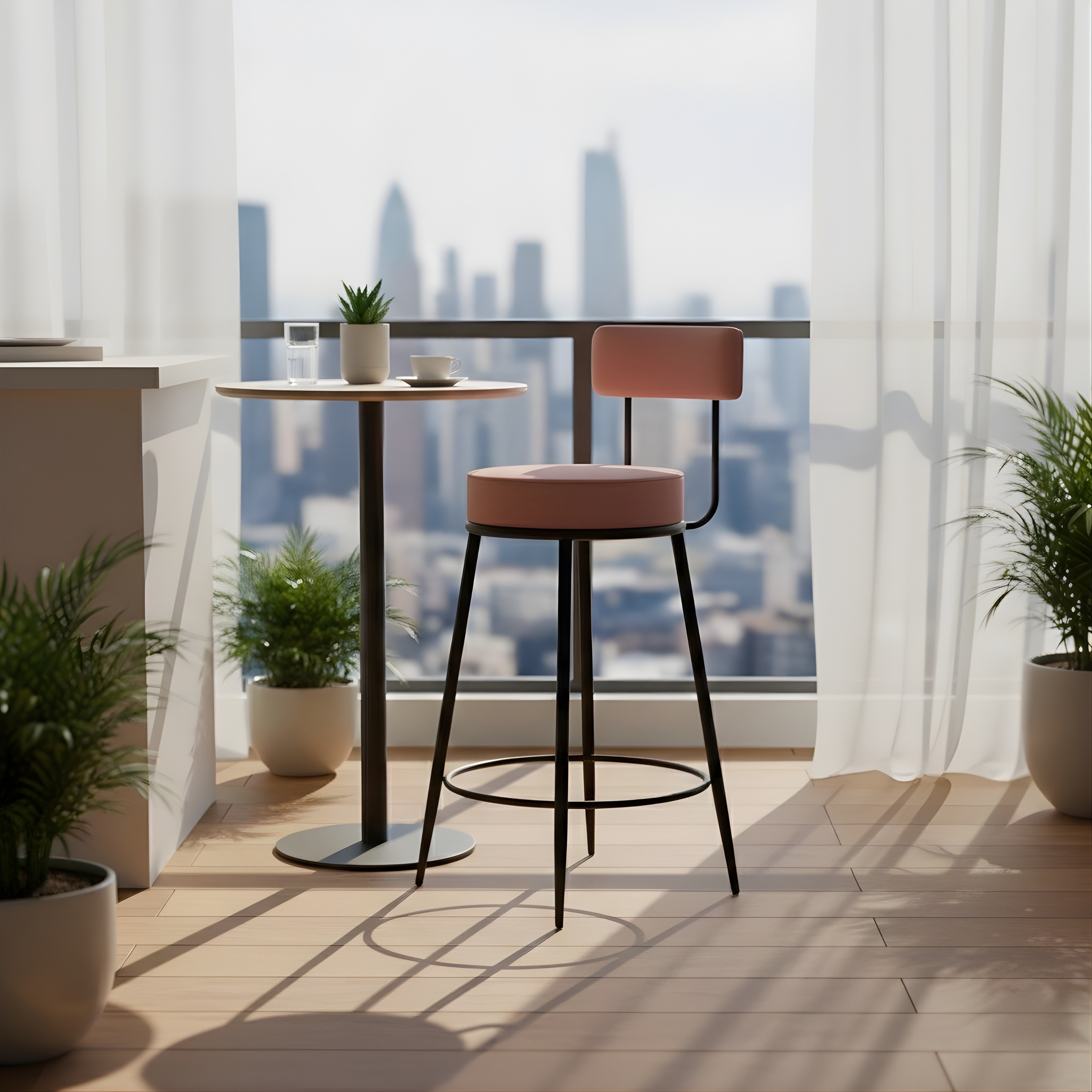 Velvet Counter Stool with Padded Backrest with Black & Gold Legs | Kitchen & Bar Seating