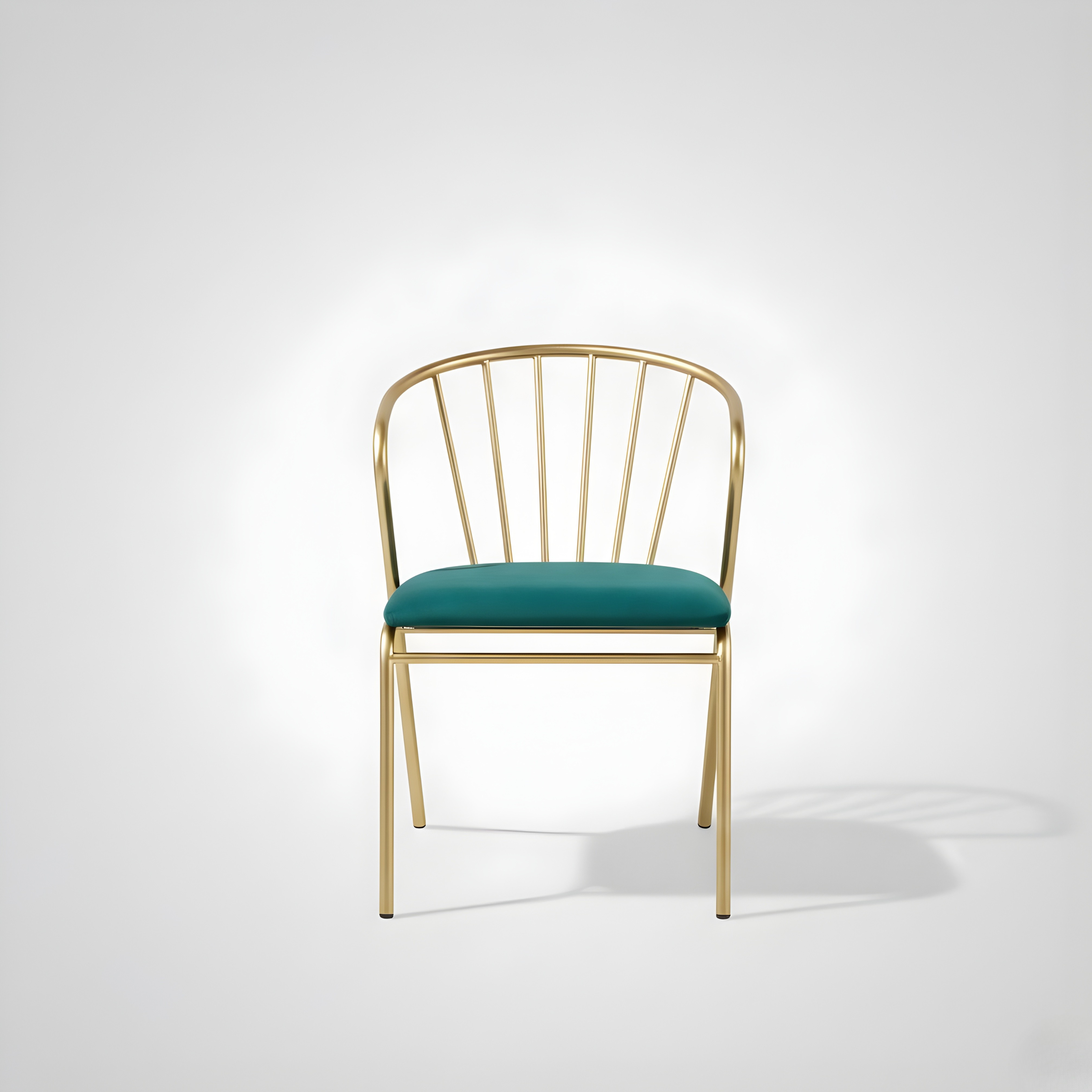 Velvet Accent Chair with Backrest | Modern Single Sofa & Counter Stool for Living Room