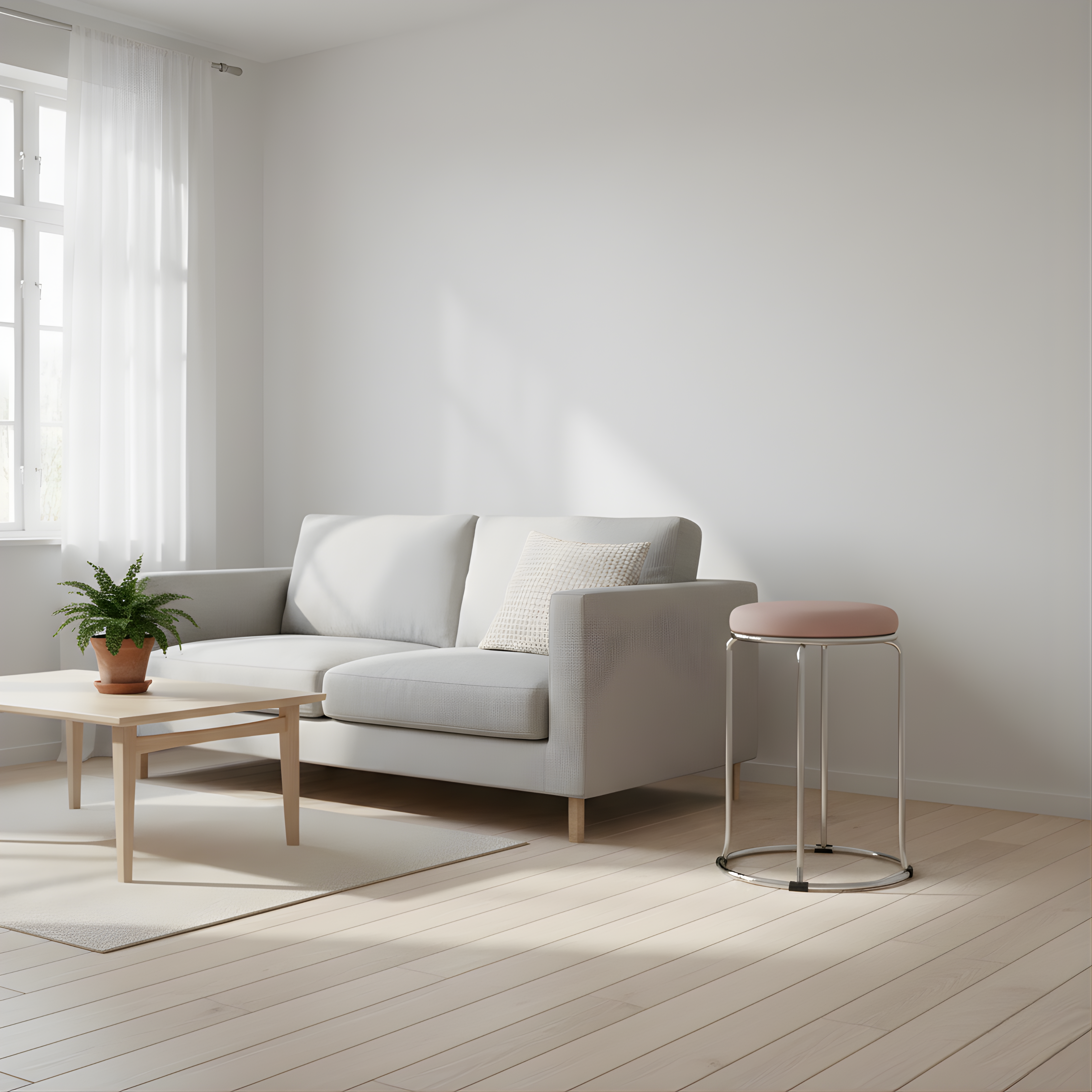 Velvet Stool with Multiple Colour Options | Perfect for Living Room & Bedroom