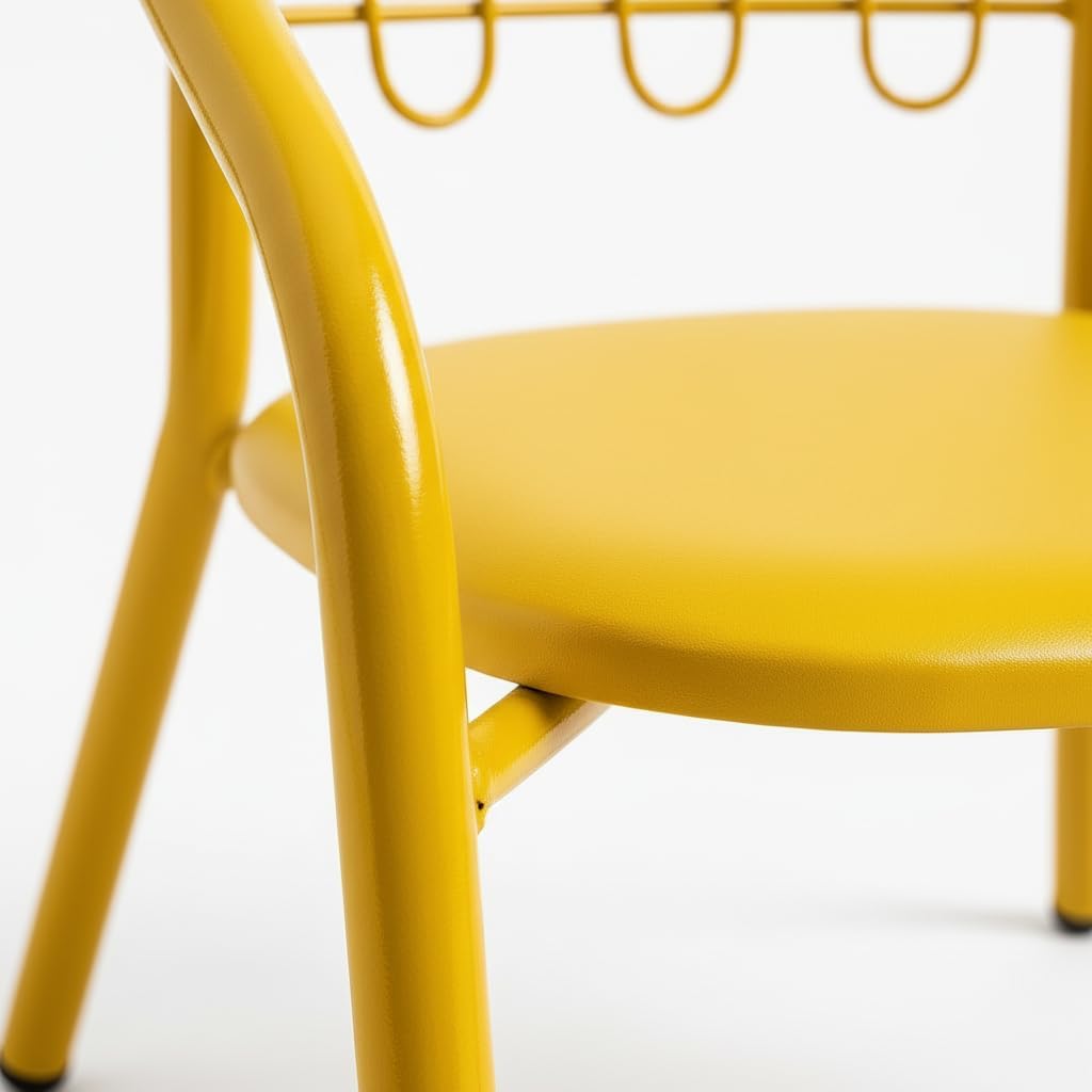 Nutech Decor Kids Activity Chair – Cushioned Metal Chair for Home & School Study, Play & Dining Chair