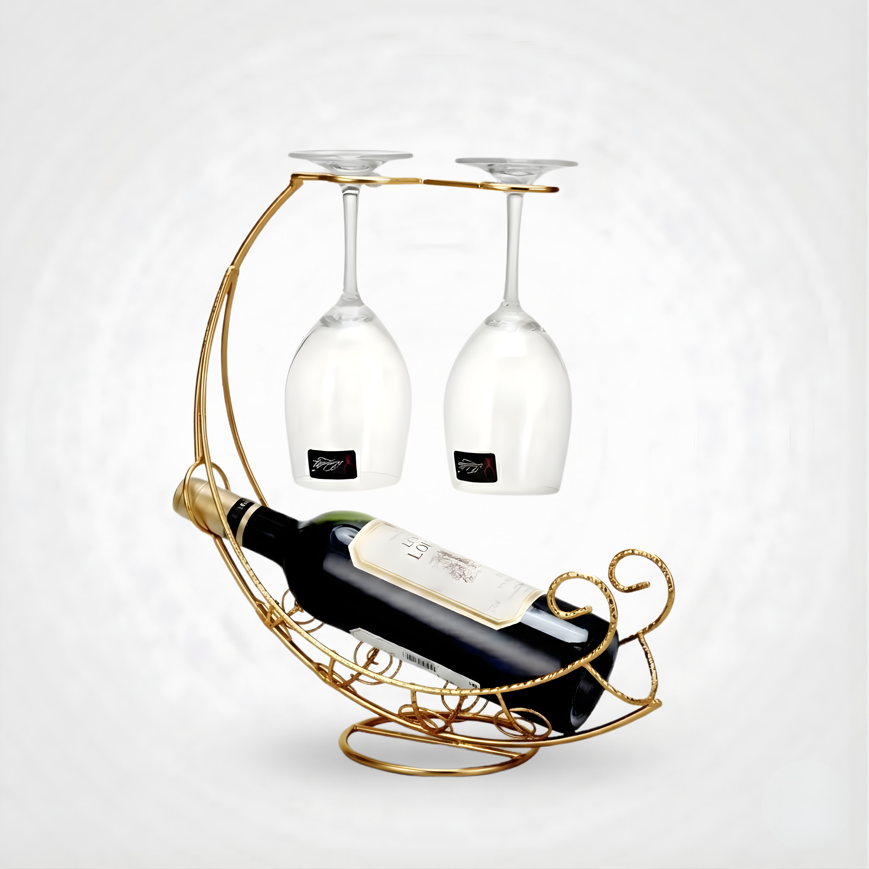 Wine Glass Holder – Tabletop Goblet Storage Rack for Bar & Kitchen, Easy Access Stemware Organizer