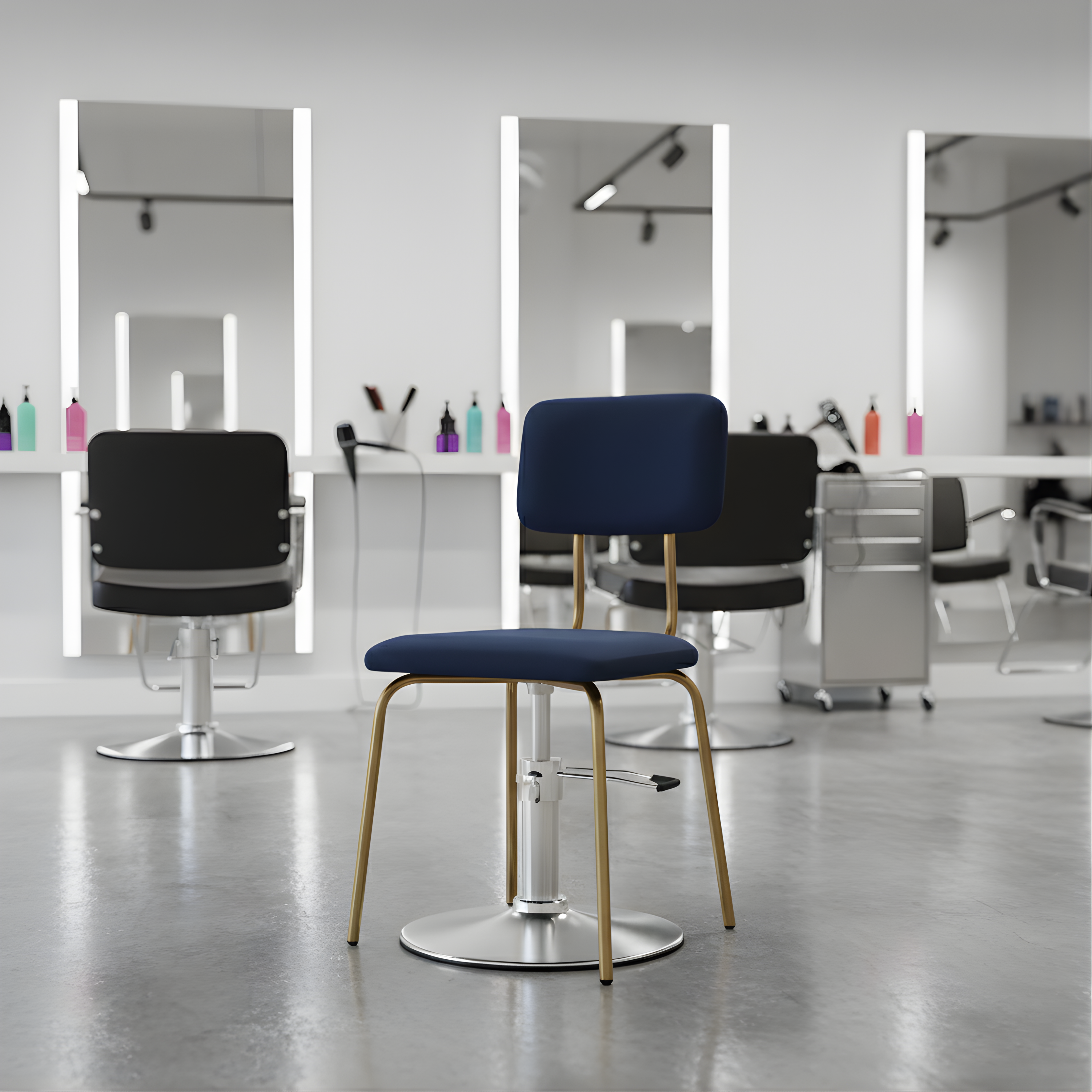 Luxury Velvet Dining Chair with Metal Frame | Modern Accent Chair for Living Room & Dining