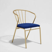 Velvet Accent Chair with Backrest | Modern Single Sofa & Counter Stool for Living Room