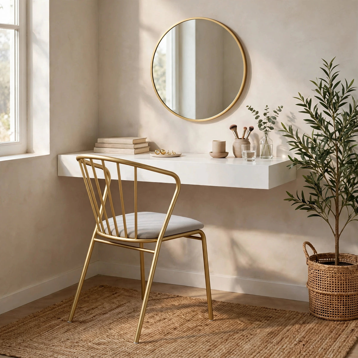 Velvet Accent Chair with Backrest | Modern Single Sofa & Counter Stool for Living Room