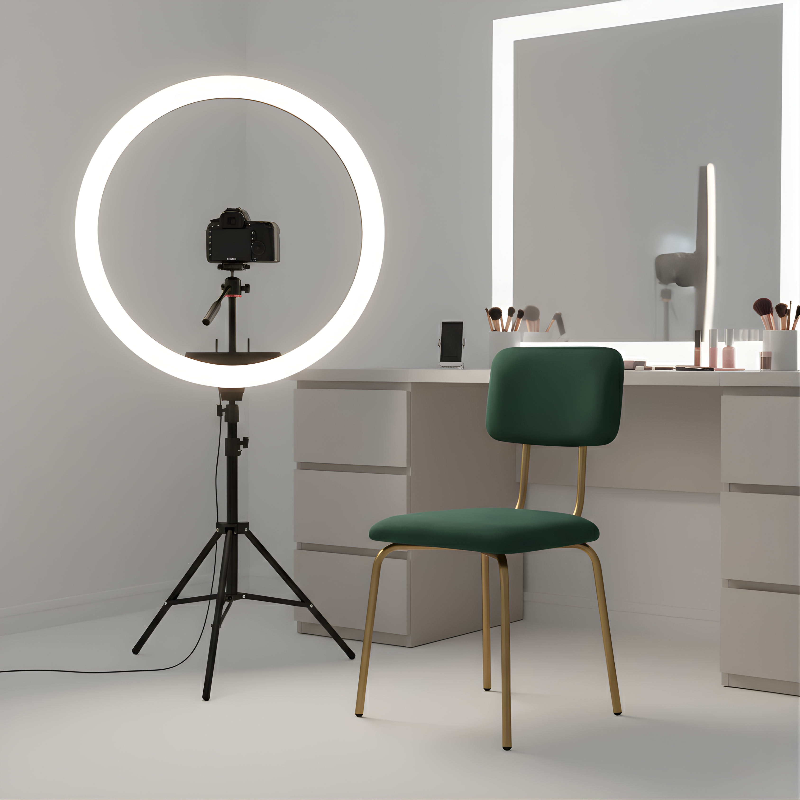 Luxury Velvet Dining Chair with Metal Frame | Modern Accent Chair for Living Room & Dining