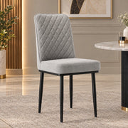 Nutech Impex Modern Quilted Dining Chair | Elegant Multipurpose Seating for Home & Dining