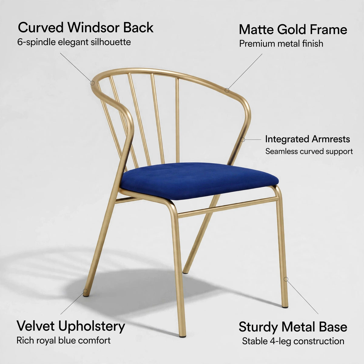 Velvet Accent Chair with Backrest | Modern Single Sofa & Counter Stool for Living Room